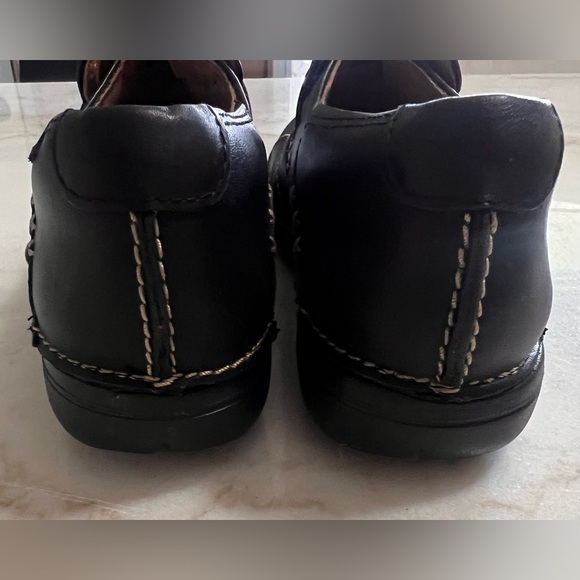 Clarks Unstructured Womens Loafer Brown Leather Slip On Comfort Shoe 8.5 READ - Picture 4 of 9